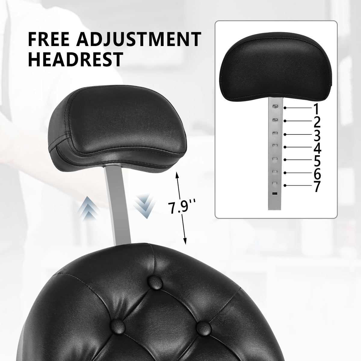 Headrest for Barber Chair Replacement Part