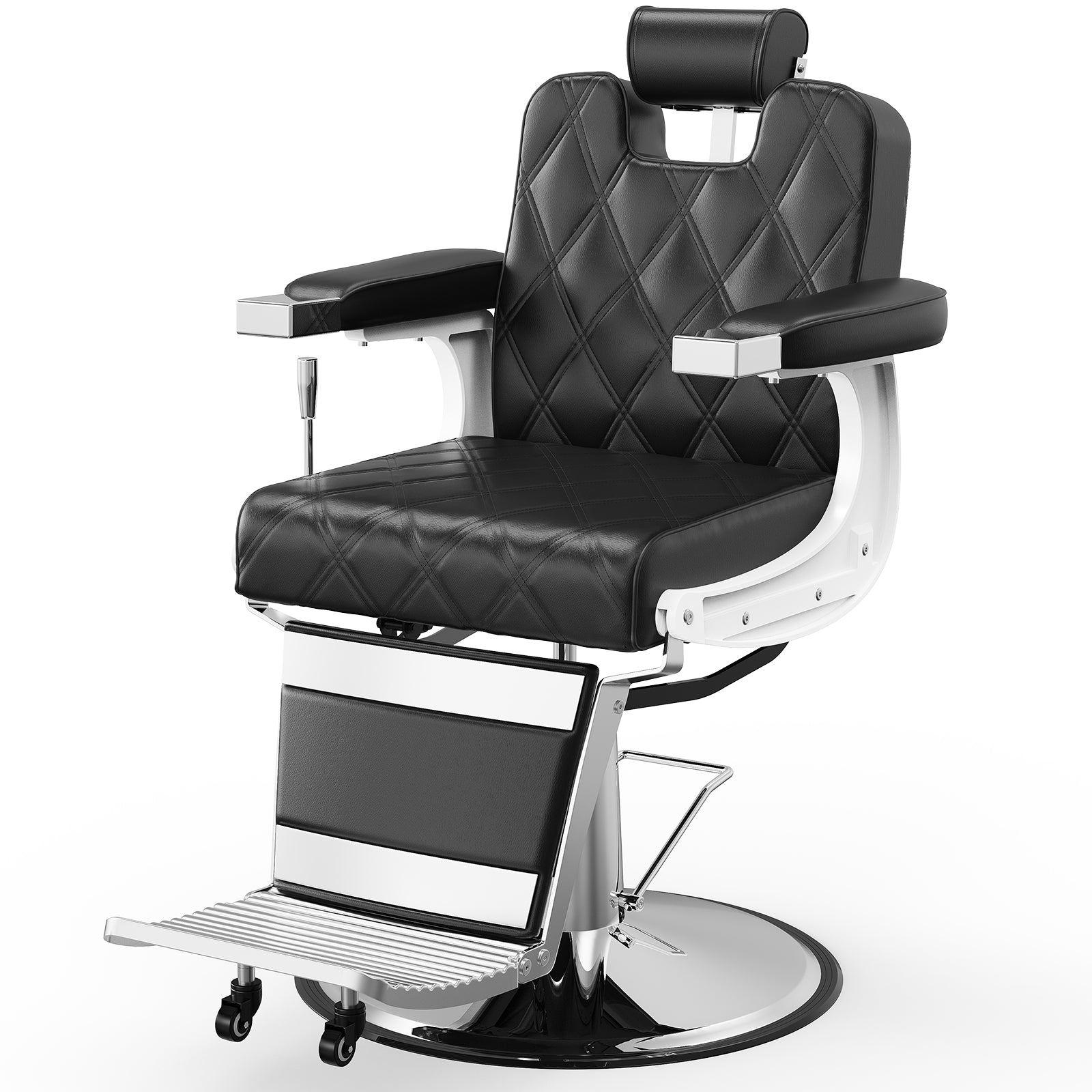 OmySalon BC1401 Modern Style Heavy Duty Hydraulic Recline Barber Chair