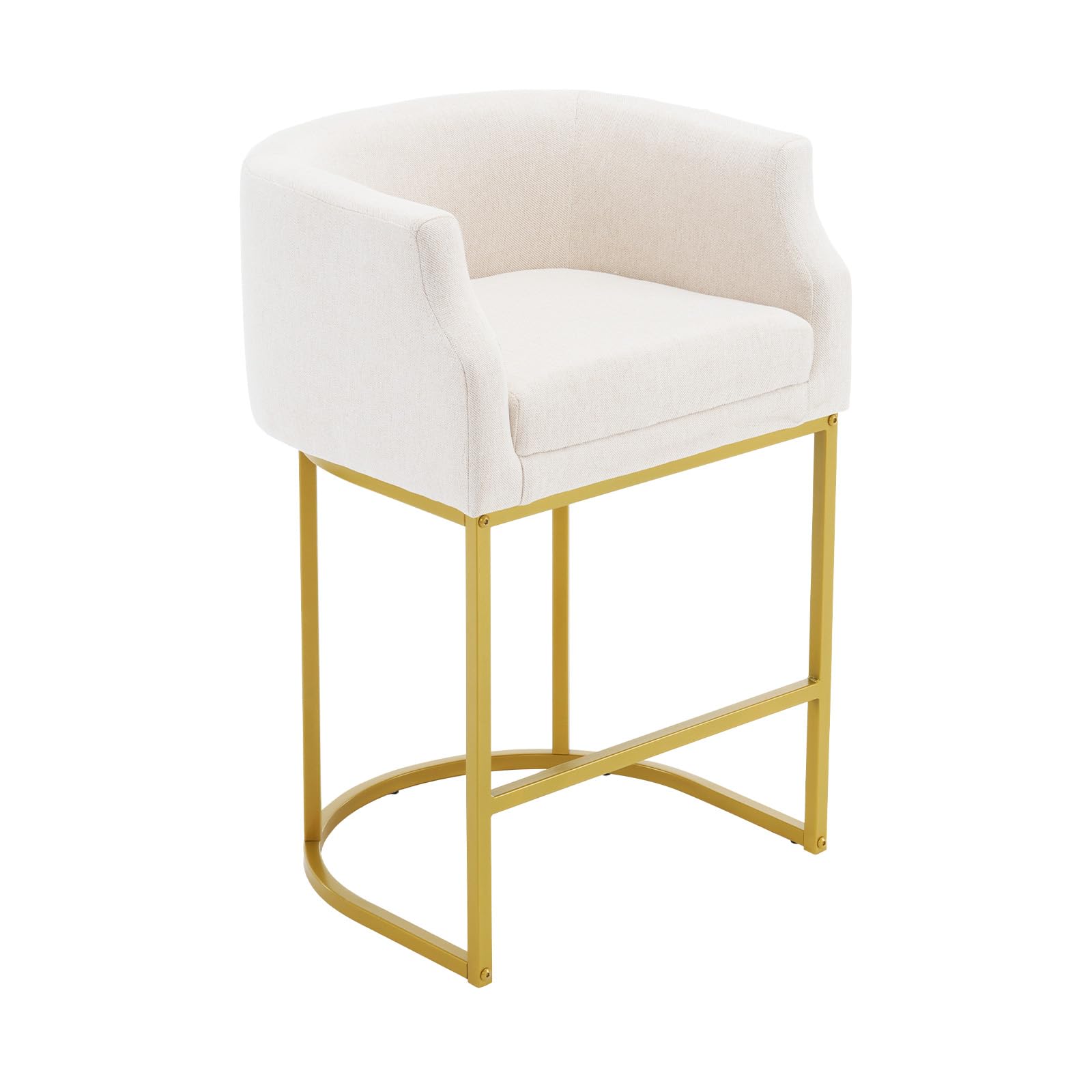 OmySalon Velvet Vanity Manicure Chair Chair with High Gold Metal Support & Comfotable Armrest