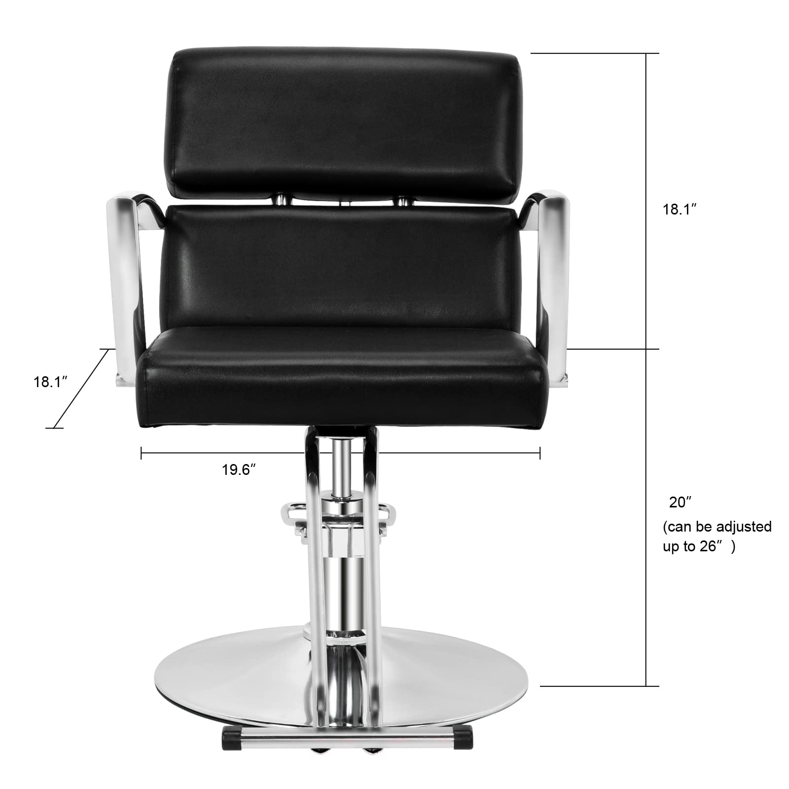 OmySalon SC01 Hydraulic 360-Degree Swivel Hair Stylist Salon Chair