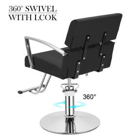 OmySalon SC01 Hydraulic 360-Degree Swivel Hair Stylist Salon Chair